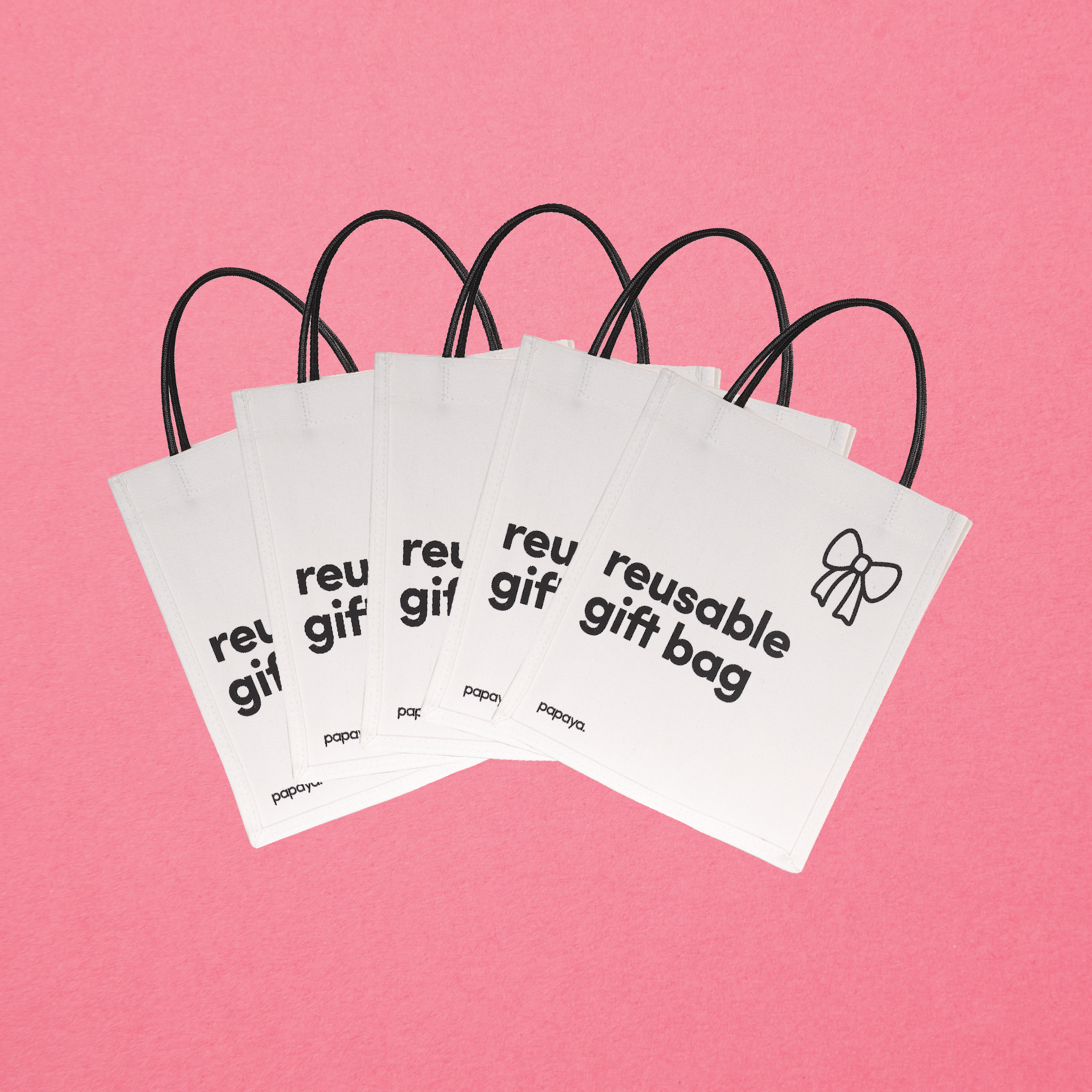 Reusable Gift Bag 5-Pack