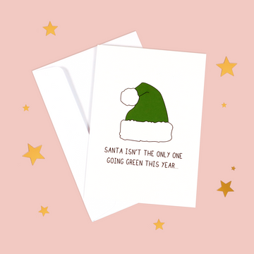 Eco Santa Holiday Card