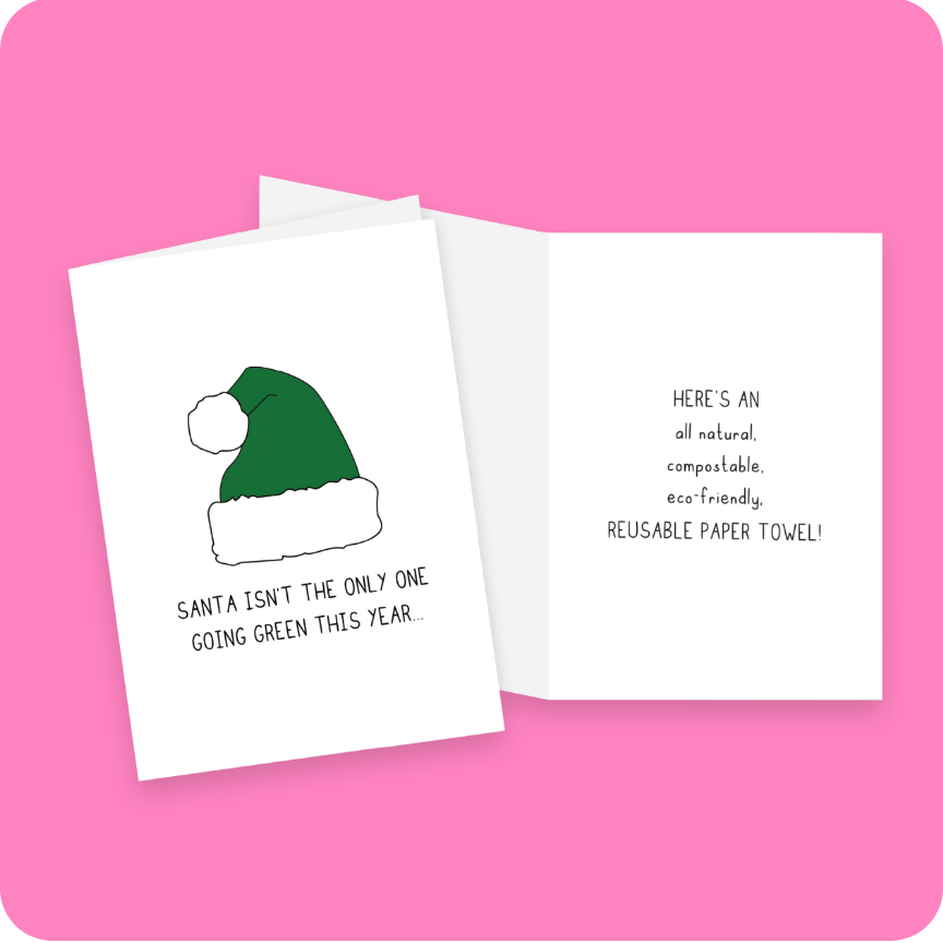 Eco-Santa Holiday Card