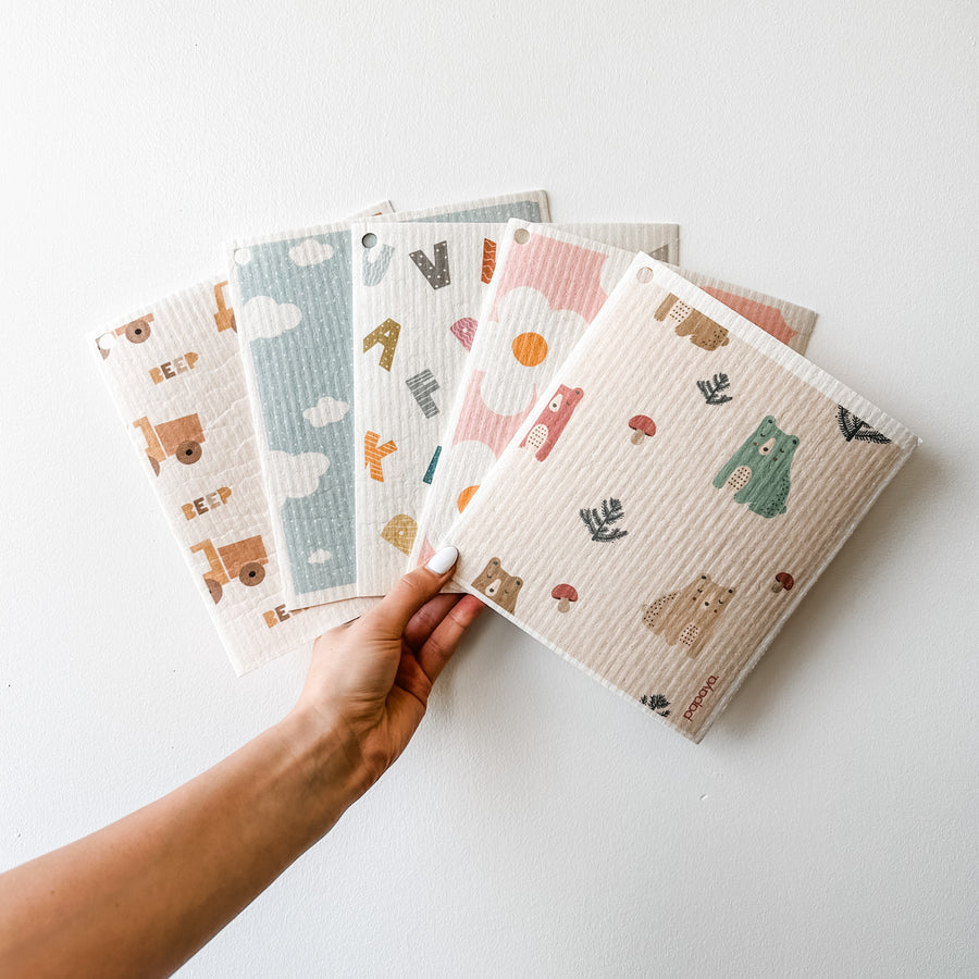 Papaya Reusable Paper Towels – Blooming Moon Co