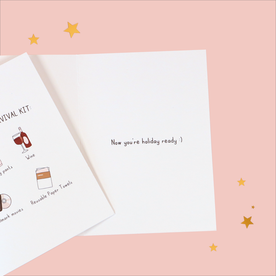 Holiday Survival Card