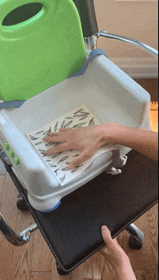 clean up after messy toddlers