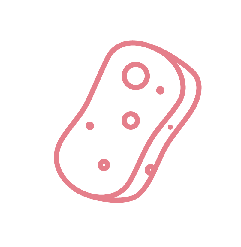 Ditch the <br>Plastic Sponge