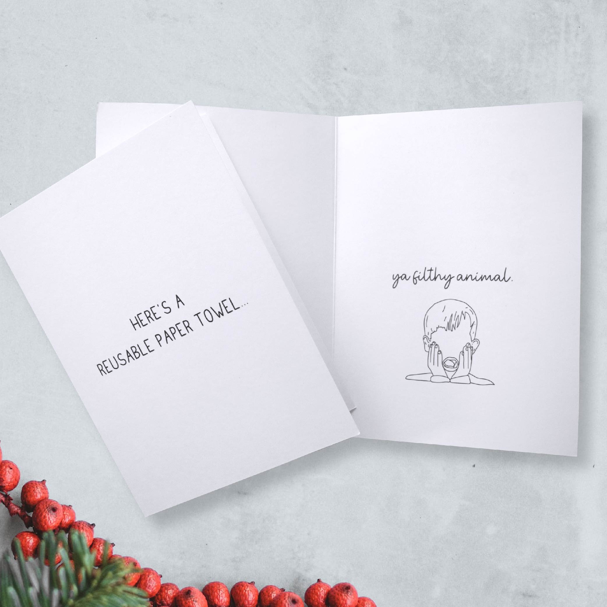 Home Alone Holiday Card