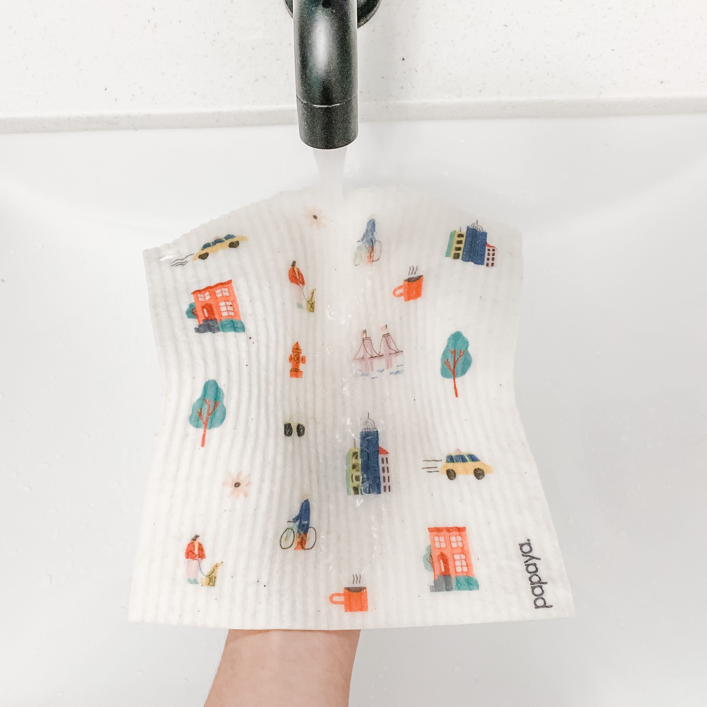 Papaya Reusable Paper Towel Sets + Hook – Olita Gifts & Goods