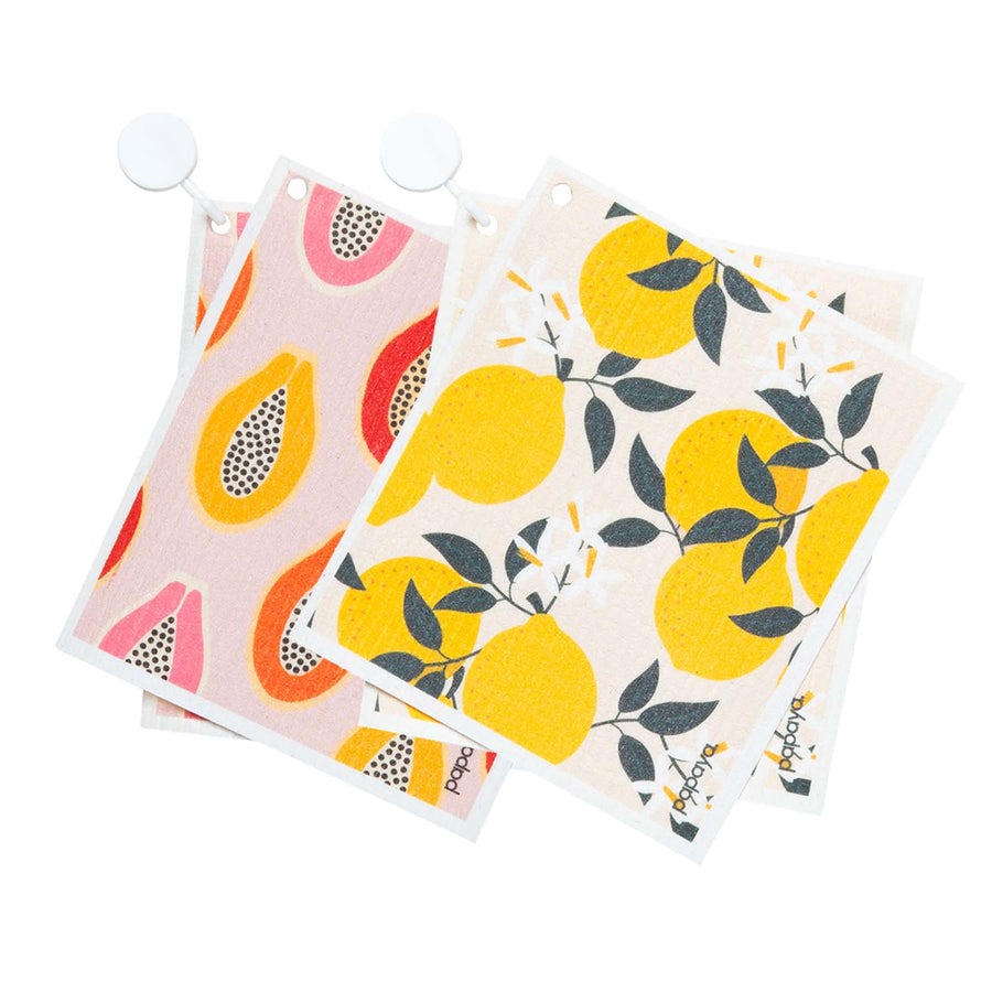 Swedish Dishcloths for Kitchen - Printed Paper Towel Alternative Zero